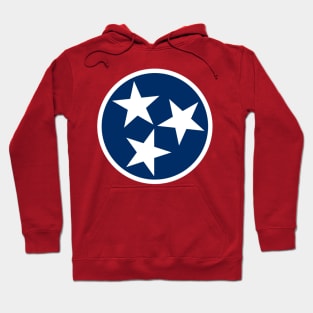 Tennessee Flag Symbol - Blue Hoodie